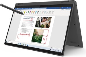 lenovo Ideapad Flex 5 Core i3 11th Gen - (8 GB/256 GB SSD/Windows 10 Home) 5 14ITL05 2 in 1 Laptop(14 inch, Graphite Grey, 1.5 kg, With MS Office)