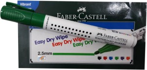 Camlin Pb White Board Marker 4 & Faber-Castell Whiteboard Marker - Pack Of  4