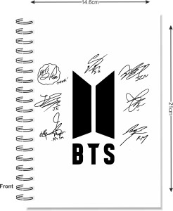 Macro BTS COLLECTION A5 Diary RULED 160 Pages Price in India - Buy