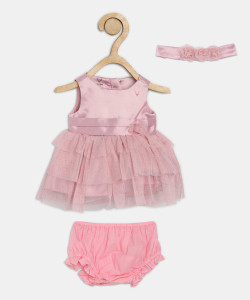 Allen Solly Baby Girls Midi Knee Length Casual Dress Price in