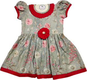 Cut Stitch FASHION STUDIO Indi Baby Girls Below Knee Casual