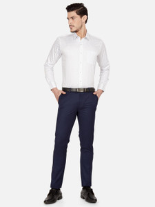 OXEMBERG Men Printed Formal White Shirt Buy OXEMBERG Men Printed