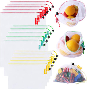 Ecowaare set of 15 reusable mesh produce bags on sale