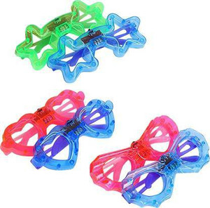 Flashing light glasses sale