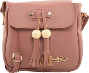 SWEET HEART Pink Sling Bag Girl sling one side bag Pink Price in India Flipkart