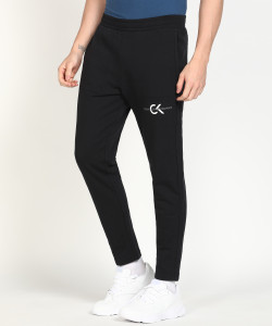 Buy Calvin Klein Solid Men Black Track Pants Online at Best Prices in India