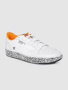 PUMA White Black Printed Sky LX Low MR DOODLE Leather Sneakers Sneakers For  Men - Buy PUMA White Black Printed Sky LX Low MR DOODLE Leather Sneakers  Sneakers For Men Online at