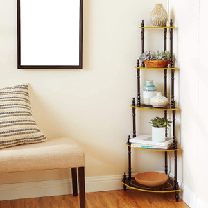 Spanglers Engineered Wood Corner Table Price in India Buy