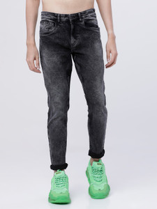 HIGHLANDER Tapered Fit Men Dark Grey Jeans