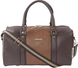 CARLTON LONDON ADONIS BROWN COFFEE Duffel Without Wheels Brown