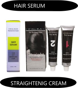 B W ALL BLACK HAIR STRAIGHTENING CREAM HAIR SERUM Price in India