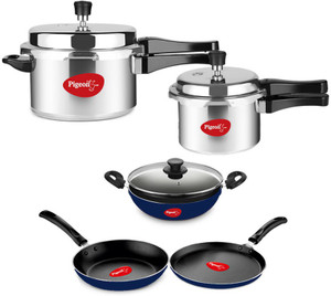 Pigeon Non Stick Coated Cookware Set Price in India Buy Pigeon