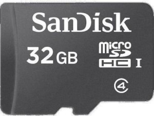 SanDisk microSDHC 32 GB SD Card Class 4 4 MB/s  Memory Card