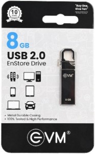 EVM ENSTORE 8 GB Pen Drive(Black)