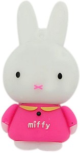 microware Miffy Rabbit Shaped Designer Fancy 8GB Pendrive, USB Flash Drive 8 GB 8 GB Pen Drive(Pink, White)