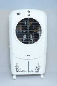 Tiamo 59 L Desert Air Cooler(White, Kool 59 Ltr Honeycomb Ultra Cooling , Noiseless Glass Fiber Blades , Power Motor)