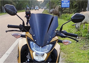 Custom visor for bike outlet