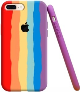 Luna Humano Profesión COST TO COST Back Cover for Apple iPhone 7 Plus Rainbow Silicon Cover,  Apple iPhone 8 Plus - COST TO COST : Flipkart.com