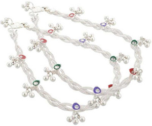 Silver Anklets Buy Silver Anklets Online At Best Prices In India Flipkart Com