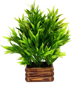 fancymart Bamboo Leaves Artificial Plant  with Pot