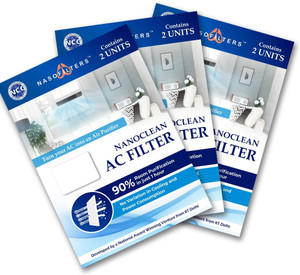 Nasofilters AC Filter with Nanofiber Technology for Removing Dust