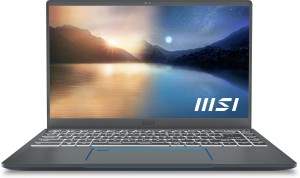 MSI Prestige 14 Evo Core i5 11th Gen - (16 GB/512 GB SSD/Windows 10 Home) Prestige 14Evo A11M-624IN Thin and Light Laptop(14 inch, Carbon Gray, 1.29 kg)