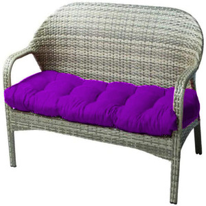 Purple outdoor bench 2025 cushion