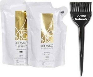 Permanent hair smoothening cream top