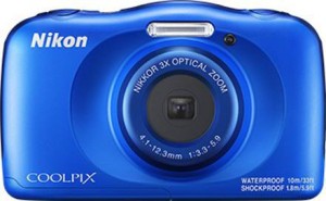 NIKON WATERPROOF COOLPIX W150(13.2 MP, 4.1 to 12.3 mm (angle of view equivalent to that of 30 to 90 mm lens in 35mm [135] format) Optical Zoom, 3X Digital Zoom, Blue)