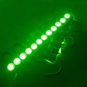 Green led strip store lights for cars