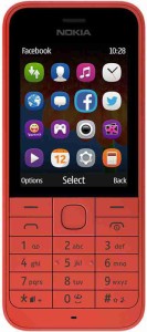 Nokia 220 (Red, 8 MB)(8 MB RAM)