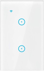 Sloson Smart Switch WiFi Light Switches in Tempered Glass Touch Panel  Remote Control by Tuya APP Compatibles (2 Gang White) Price in India - Buy  Sloson Smart Switch WiFi Light Switches in