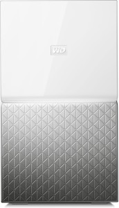 WD My Cloud Home 12 TB External Hard Disk Drive with  12 TB  Cloud Storage(White, Silver)