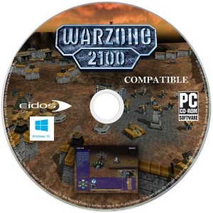 Compatible Warzone 2100 Strategy game for Windows XP, Vista, 7, 8 - PLUS 50+ Extra Maps