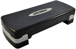 ArrowMax FITNESS ADJUSTABLE AEROBIC STEPPER FOR GYM , FITNESS AND WORKOUT AT HOME STEP Stepper