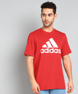Red and outlet white adidas shirt
