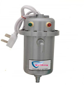 WELLBERG 1 L Instant Water Geyser (Portable Instant Geyser Hot Water  Directly From The Tap With Smart Indicator, Grey) Price in India - Buy  WELLBERG 1 L Instant Water Geyser (Portable Instant