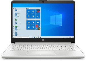 HP Ryzen 5 Quad Core 3rd Gen - (8 GB/1 TB HDD/256 GB SSD/Windows 10 Home) 14s-dk0093AU Laptop(14 inch, Silver, With MS Office)