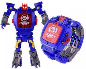 Tricolor Robot watch Multicolor Blue Blue Robot watch