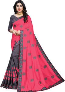 Buy Vaidehi Fashion Embroidered Bollywood Silk Blend Art Silk