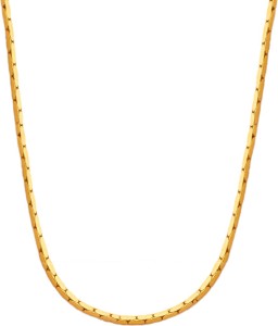 Fashion Frill Fashionable Golden Chain Block Pattern Gold Necklace Chain  Gold-plated Plated Brass Chain Price in India - Buy Fashion Frill  Fashionable Golden Chain Block Pattern Gold Necklace Chain Gold-plated  Plated Brass
