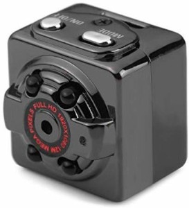 JRONJ HD Mini Camera Mini HD SQ8 Wireless Hidden | 1080P Smallest Body Camera, 12 MP, Convert Security Nanny Cam Sports and Action Camera(Black, 12 MP)
