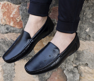 Aadi black loafers online
