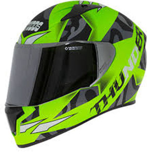 Light top green helmet