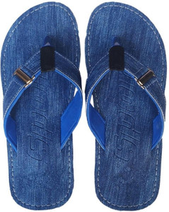 Blue jean flip flops deals