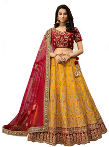 Yellow lehenga flipkart on sale