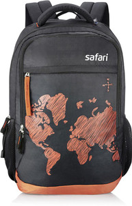 SAFARI WorldMap 35 L Medium Laptop Backpack Black Price in India Flipkart