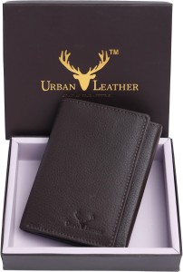 URBAN LEATHER Men Brown Genuine Leather Wallet