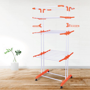 Bathla Steel Floor Cloth Dryer Stand MOBIDRY GIGA MDG ORANGE Price in India Buy Bathla Steel Floor Cloth Dryer Stand MOBIDRY GIGA MDG ORANGE online at Flipkart