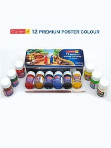 Camlin Poster Colours - 12 Shades 
